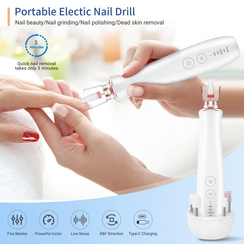 Handpiece E-File Nail Polish E - Nail Drill Machine ulasan dan harga